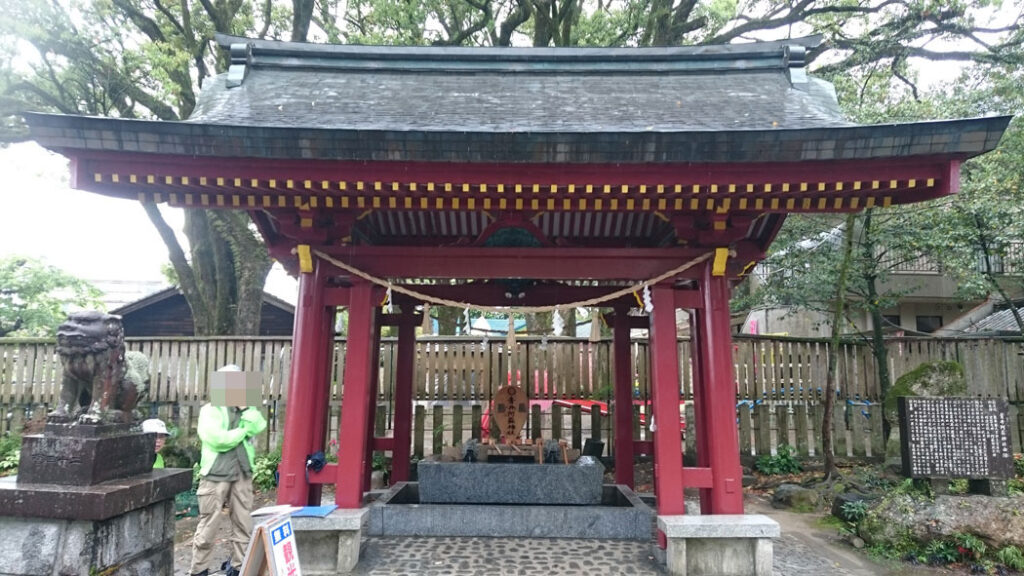 鹿兒島熊本福岡，青井阿蘇神社，手水舍