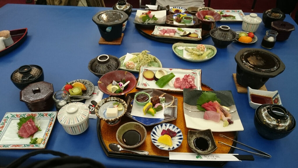 鹿兒島熊本福岡，阿蘇火山溫泉飯店，會席料理