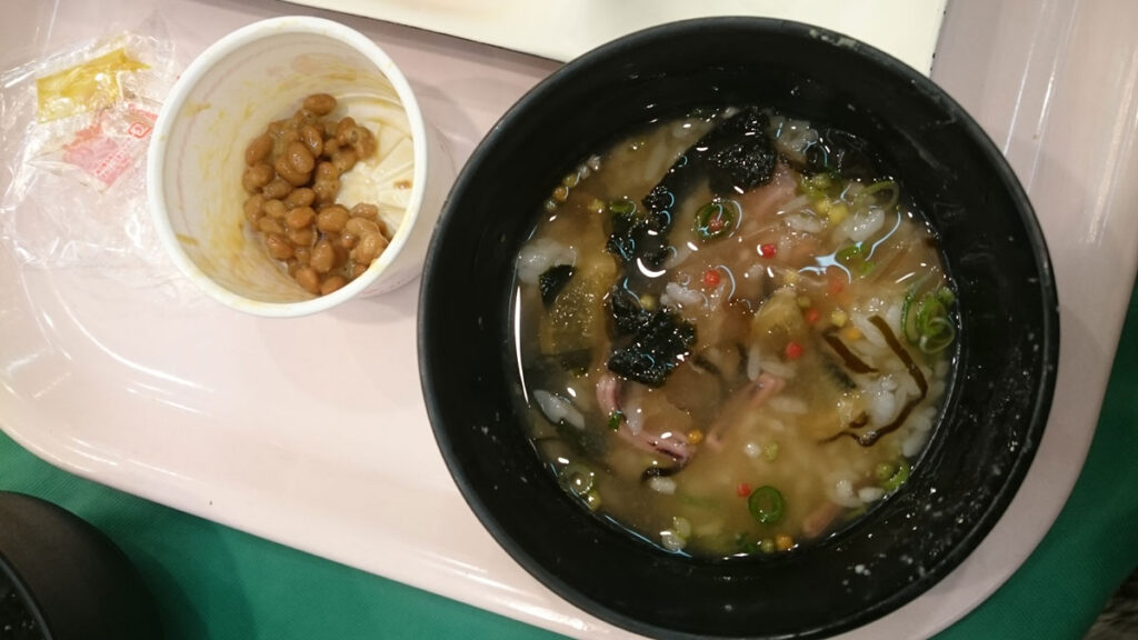 鹿兒島熊本福岡，霧島皇家飯店早餐buffet，納豆與茶泡飯