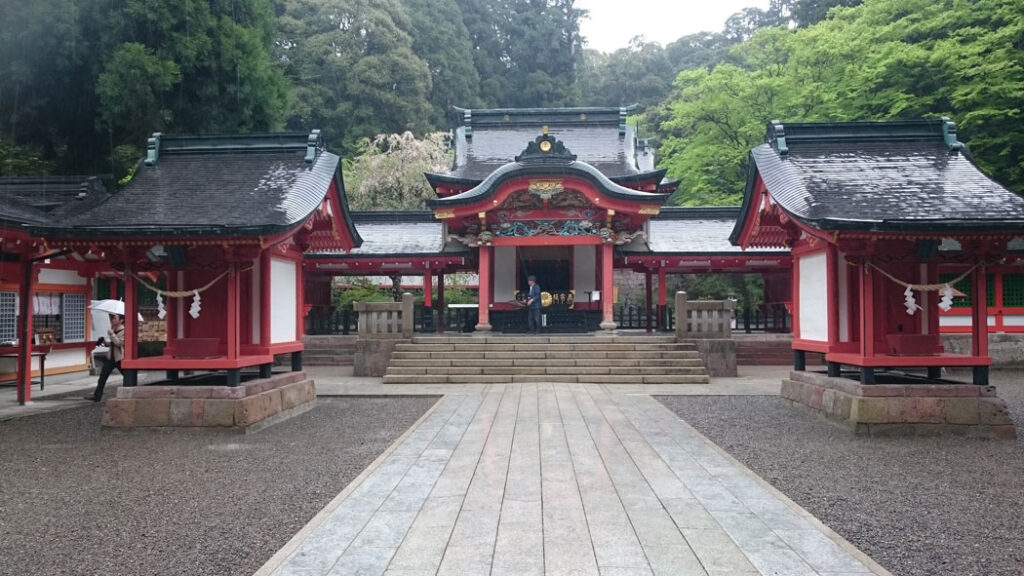 鹿兒島熊本福岡，霧島神宮，正殿