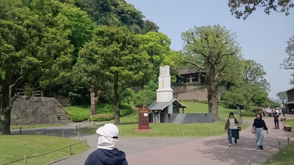鹿兒島熊本福岡,磯庭園(仙巖園),反應爐小模型