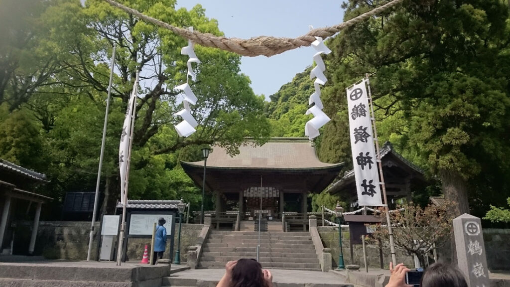 鹿兒島熊本福岡,磯庭園(仙巖園),鶴嶺神社