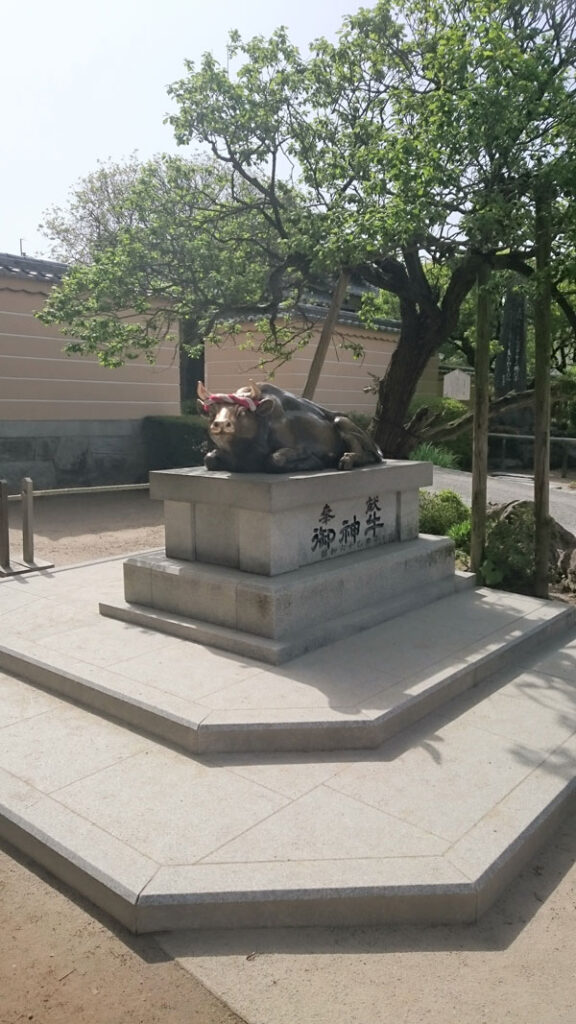 太宰府天滿宮 dazaifu-tenmangu 牛雕像