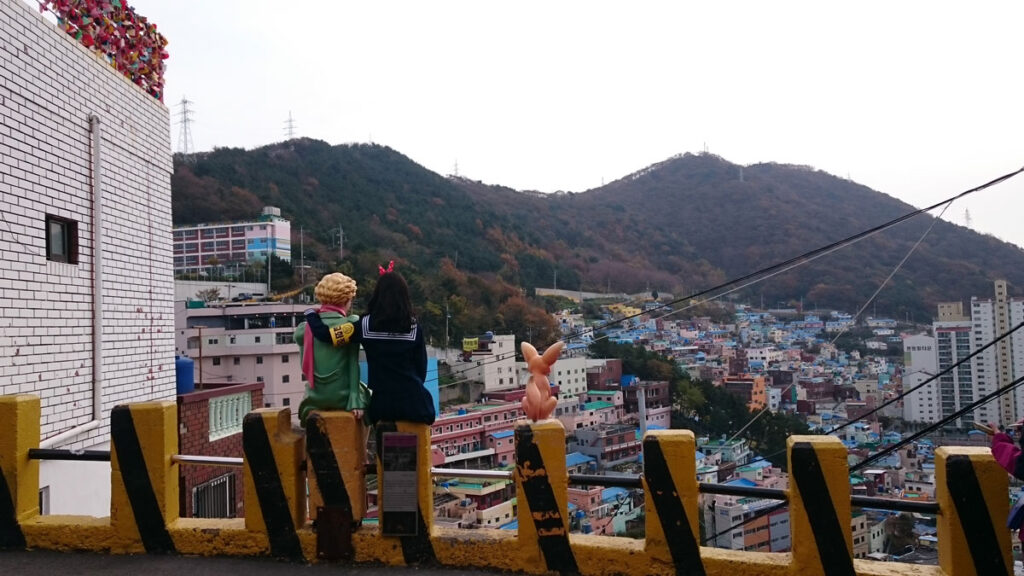 甘川洞壁畫村 gamcheon-culture-village 小王子與狐狸