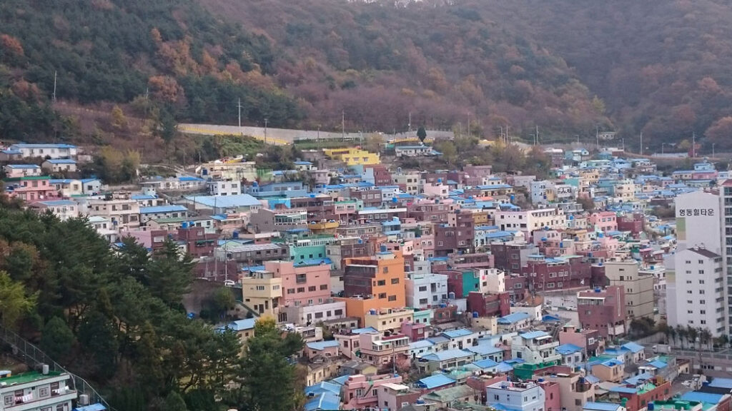 甘川洞壁畫村 gamcheon-culture-village 全景