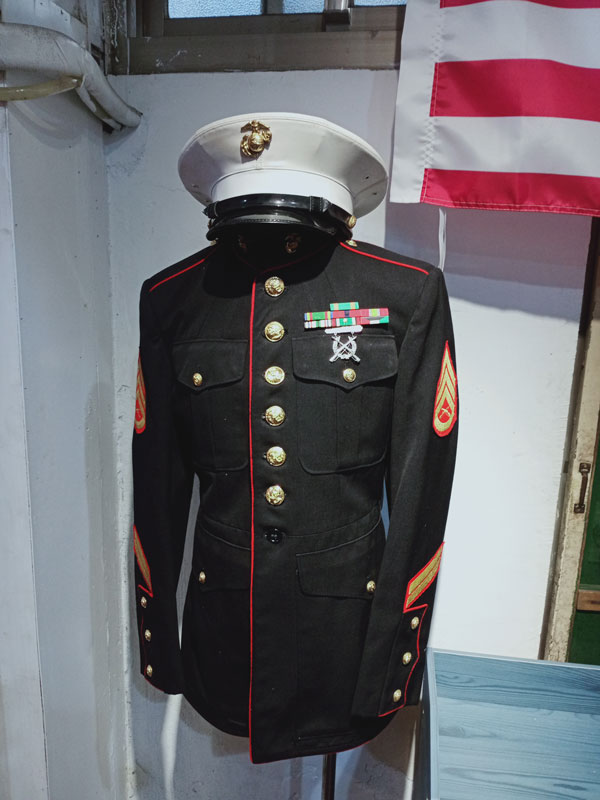 鳳山黃埔眷村，軍裝展覽，黑衣白帽軍裝