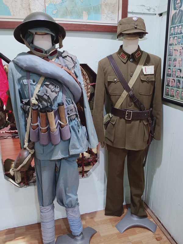 鳳山黃埔眷村，軍裝展覽，台灣基層士兵軍裝