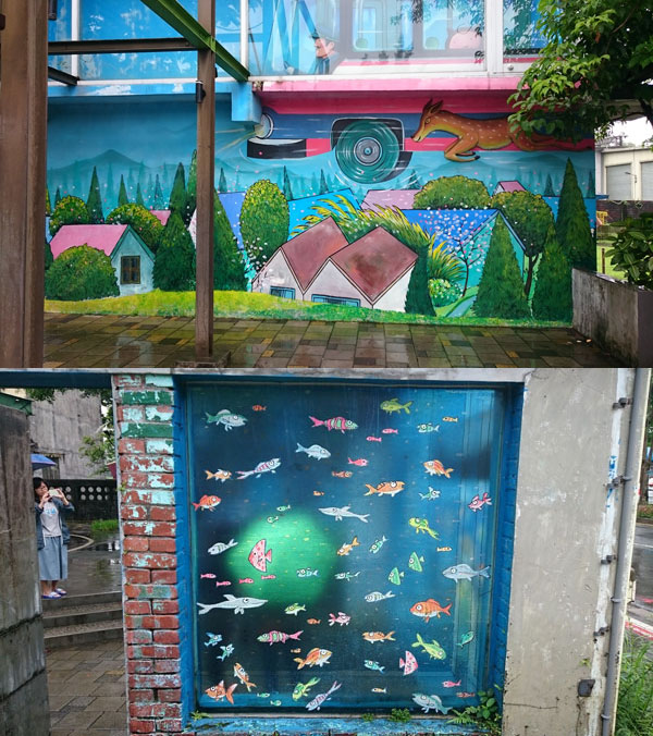 宜蘭市 幸福轉運站(舊宜蘭站) 壁畫